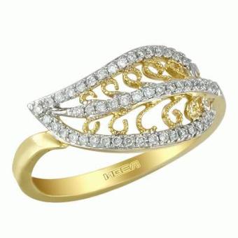 Золотое кольцо с бриллиантами R1402-K71005AY 