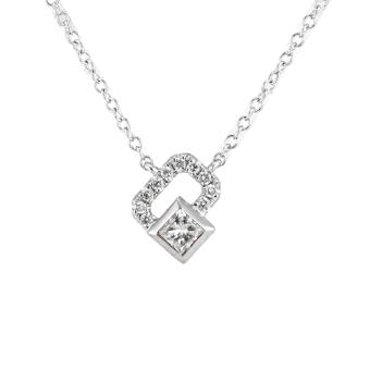 Золотое колье с бриллиантами N101-N49783W