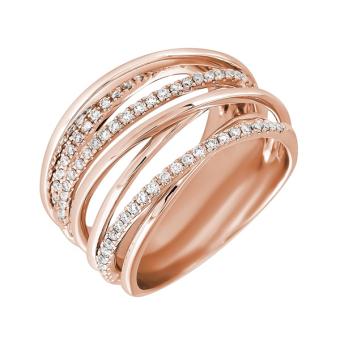 Золотое кольцо с бриллиантами R1206-JD1575RR 