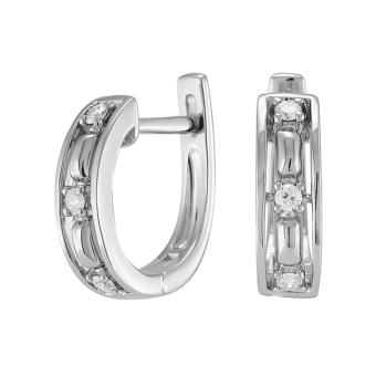 Золотые серьги с бриллиантами E101-E47960W