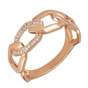 Золотое кольцо с бриллиантами R101-R42659R 