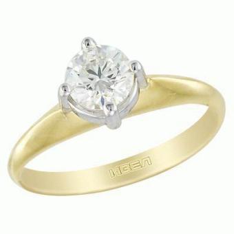 Помолвочное золотое кольцо с бриллиантами 1JPM336 