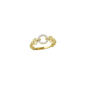 Золотое кольцо с бриллиантами R101-R48845Y 
