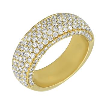 Золотое кольцо с бриллиантами R130-9021Y 