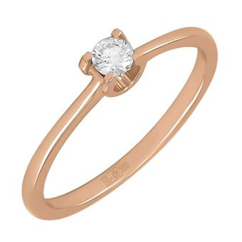 Помолвочное золотое кольцо с бриллиантами R101-R46184AR 