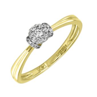 Золотое кольцо с бриллиантами K185111A 