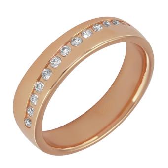 Золотое кольцо с бриллиантами R1402-4M5358R 