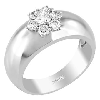 Золотое кольцо с бриллиантами 1KPM253 