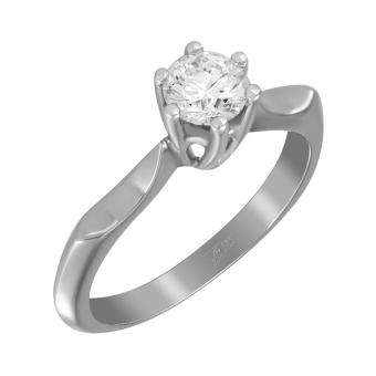 Помолвочное золотое кольцо с бриллиантами R16-RK9206W 