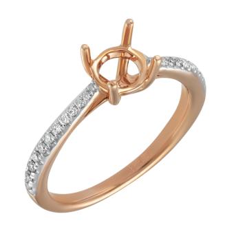 Золотое кольцо с бриллиантами R123-R52924A0SR 