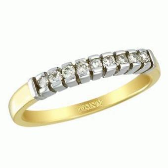 Золотое кольцо с бриллиантами 1JPM184 