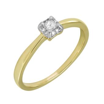 Золотое кольцо с бриллиантами R11-JEU2210Y 
