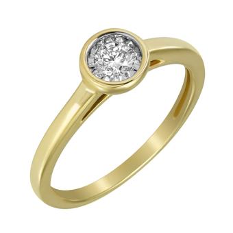 Помолвочное золотое кольцо с бриллиантами R11-JEU3210-10Y 