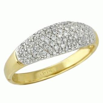 Золотое кольцо с бриллиантами K32312A 