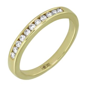 Золотое кольцо с бриллиантами HOR27508 