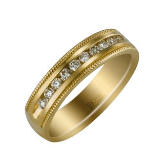 Золотое кольцо с бриллиантами R11-M013Y 