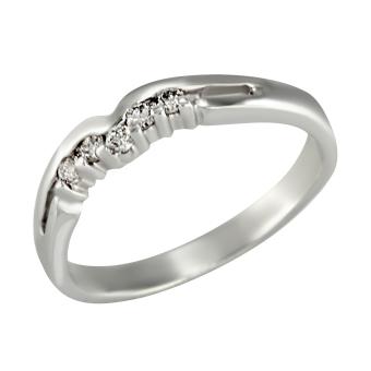 Золотое кольцо с бриллиантами R1-1JPM173CW 