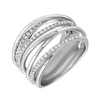 Золотое кольцо с бриллиантами R1206-JD1575RW 