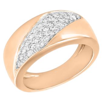 Золотое кольцо с бриллиантами R1402-1KPM341R 