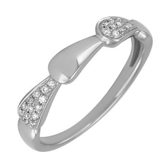 Золотое кольцо с бриллиантами R101-R44957W 