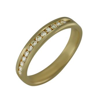 Золотое кольцо с бриллиантами R11-4M1588Y 