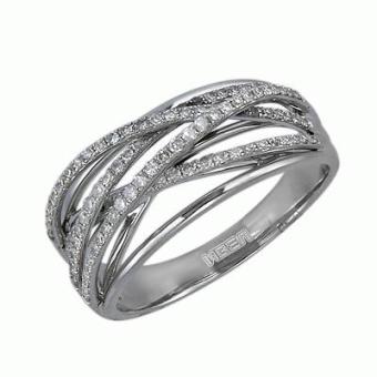 Золотое кольцо с бриллиантами k101301a 