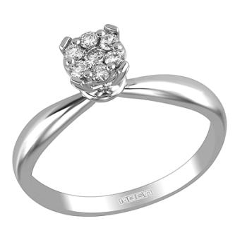 Золотое кольцо с бриллиантами k185285a 