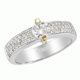 Помолвочное золотое кольцо с бриллиантами 1KPM301B 