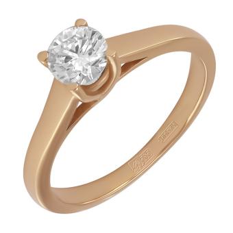 Помолвочное золотое кольцо с бриллиантами ABR079 