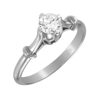 Помолвочное золотое кольцо с бриллиантами R1-1JPM153W 