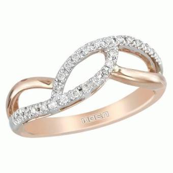 Золотое кольцо с бриллиантами PSR30290 